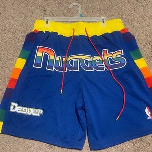 Denver Nuggets Just Don Shorts AUTHENTIC
